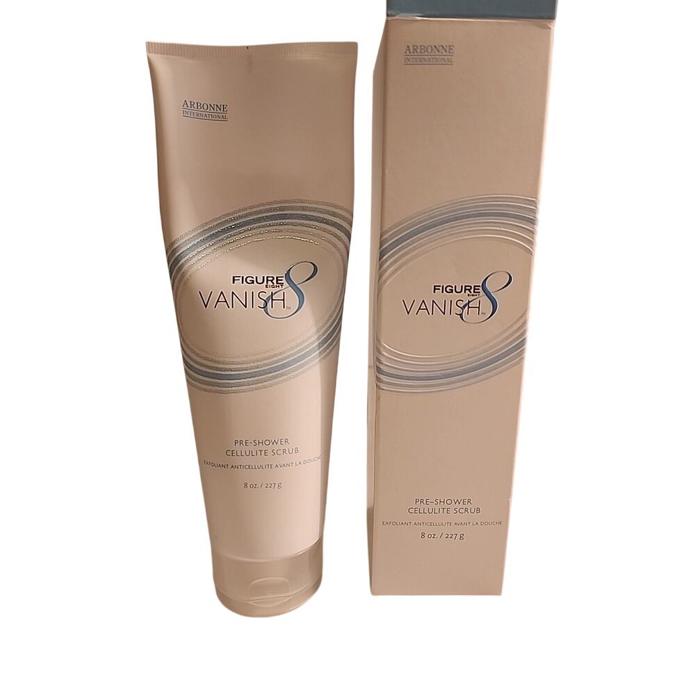 Arbonne Figure Eight Vanish Pre-Shower Cellulite Scrub 8 Oz